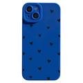 iPhone 14 Plus Slim TPU-cover med hjertemønster