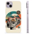 iPhone 14 Plus TPU Cover - Abstrakt Collage