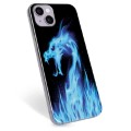 iPhone 14 Plus TPU Cover - Blå Ild Drage