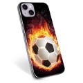 iPhone 14 Plus TPU Cover - Fodbold Flamme