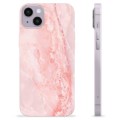 iPhone 14 Plus TPU Cover - Rose Marmor