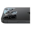iPhone 14 Pro/14 Pro Max Lippa kameralinsebeskytter - 9H - klar / sort