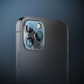 iPhone 14 Pro/14 Pro Max Lippa kameralinsebeskytter - 9H - klar / sort