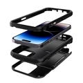 iPhone 14 Pro Hybrid Cover med Spejl og Kortholder
