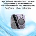 iPhone 14 Pro/14 Pro Max Imak HD Kamera Linse Hærdet Glas