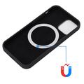 iPhone 14 Pro Liquid Silikone Cover - MagSafe Kompatibel - Sort
