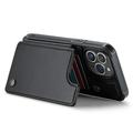 iPhone 14 Pro Max Caseme C22-etui RFID-kortpung - Sort