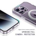 iPhone 14 Pro Max Hybrid Cover - MagSafe Kompatibel - Gennemsigtig