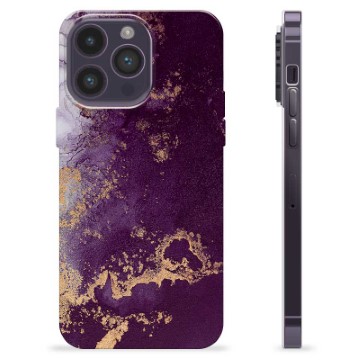 iPhone 14 Pro Max TPU Cover - Gylden Plomme