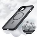 iPhone 14 Pro Max Tech-Protect Magmat Cover - MagSafe Kompatibel - Sort / Klar
