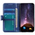iPhone 14 Pro Max Pung Taske med Magnetisk Lukning - Blå