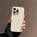 iPhone 14 Pro silikonecover med kamerabeskyttelse - MagSafe-kompatibel - Hvid