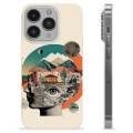 iPhone 14 Pro TPU Cover - Abstrakt Collage