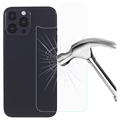 iPhone 14 Pro Hærdet Glas Skærmbeskyttelse til Bagcoveret - 9H - Klar