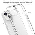 iPhone 14 Ridsefast Hybrid Cover - Gennemsigtig