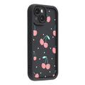 iPhone 14 Stilfuldt stødsikkert TPU cover med forhøjede kanter