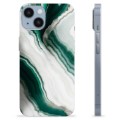 iPhone 14 TPU Cover - Smaragd Marmor