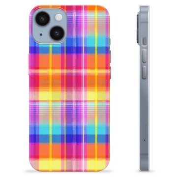 iPhone 14 TPU Cover - Flannel Skjorte