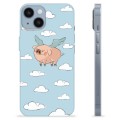 iPhone 14 TPU Cover - Flyvende Gris