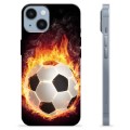 iPhone 14 TPU Cover - Fodbold Flamme