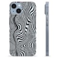 iPhone 14 TPU Cover - Fascinerende Zebra