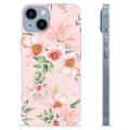 iPhone 14 TPU Cover - Vandfarveblomster