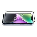 iPhone 15 Mocolo Full Size Hærdet Glas - 9H - Sort Kant