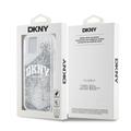 iPhone 15 DKNY Liquid Glitter Arch Logo Cover