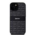 iPhone 15 DKNY Repeat Pattern Tonal Stripe Cover - Sort
