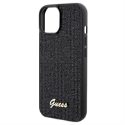 iPhone 15 Guess Disco Metal Script Logo Cover - Sort