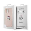 iPhone 15 Hello Kitty Kitty Asleep MagSafe Cover - Lyserød