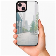 iPhone 15 Spejl Cover - MagSafe-kompatibel - Sort