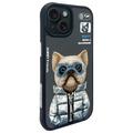 iPhone 15 Nimmy Friends Cool&Cute 2.0 Hund Cover - Sort