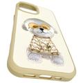 iPhone 15 Nimmy Friends Glasses Cool Hund Cover - Kaki