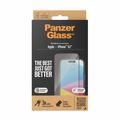 iPhone 15 PanzerGlass Ultra-Wide Fit EasyAligner Hærdet Glas - Sort Kant
