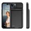 iPhone 15 Plus Backup Battericover - 8500mAh - Sort
