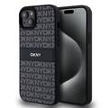 iPhone 15 Plus DKNY Repeat Pattern Tonal Stripe Cover - Sort