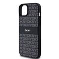 iPhone 15 Plus DKNY Repeat Pattern Tonal Stripe Cover - Sort