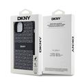 iPhone 15 Plus DKNY Repeat Pattern Tonal Stripe Cover - Sort