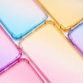 iPhone 15 Plus Gradient Stødtæt TPU Cover - Blå / Pink