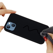 iPhone 15 Plus Liquid Silicone Cover - Sort