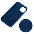 iPhone 15 Plus Liquid Silicone Cover - Blå