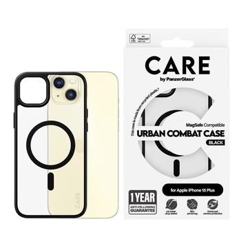 iPhone 15 Plus PanzerGlass Care Urban Combat Cover - MagSafe-kompatibel - Sort