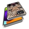 iPhone 15 Plus Stilfuld Ultra-Slim TPU Cover - Leopard