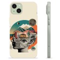 iPhone 15 Plus TPU Cover - Abstrakt Collage