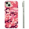 iPhone 15 Plus TPU Cover - Pink Camouflage