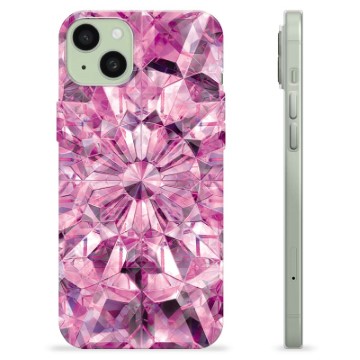 iPhone 15 Plus TPU Cover - Pink Krystal
