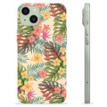 iPhone 15 Plus TPU Cover - Lyserøde Blomster