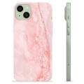 iPhone 15 Plus TPU Cover - Rose Marmor