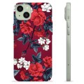 iPhone 15 Plus TPU Cover - Vintage Blomster